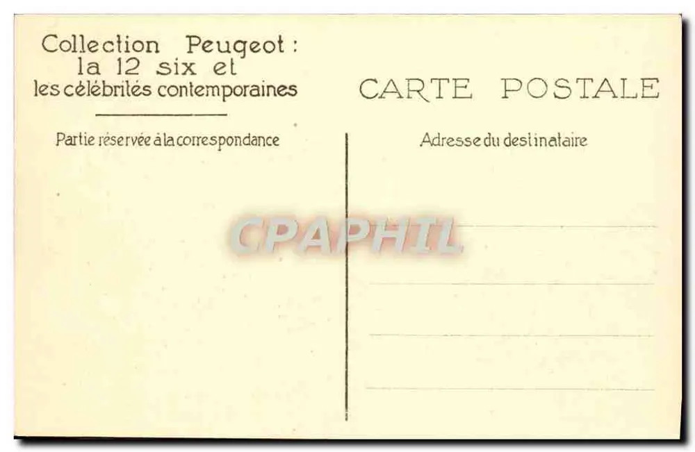 Dolly Davis — em carro com motorista — G.L. Manuel Frères - Verso