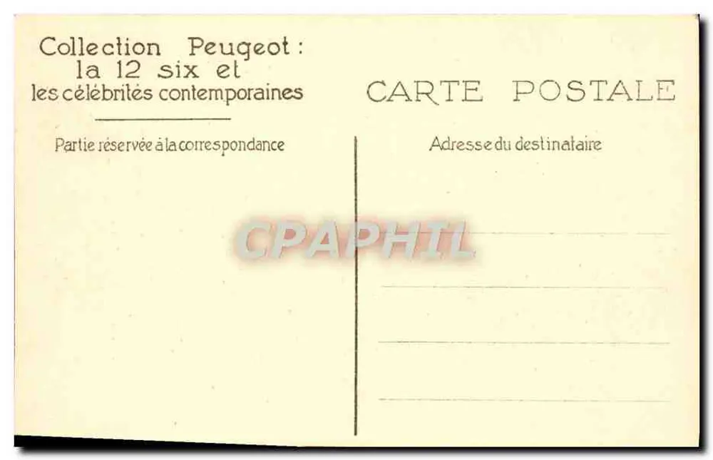Mulher elegante ao lado de um carro — G.L. Manuel Frères — Parisys - Verso