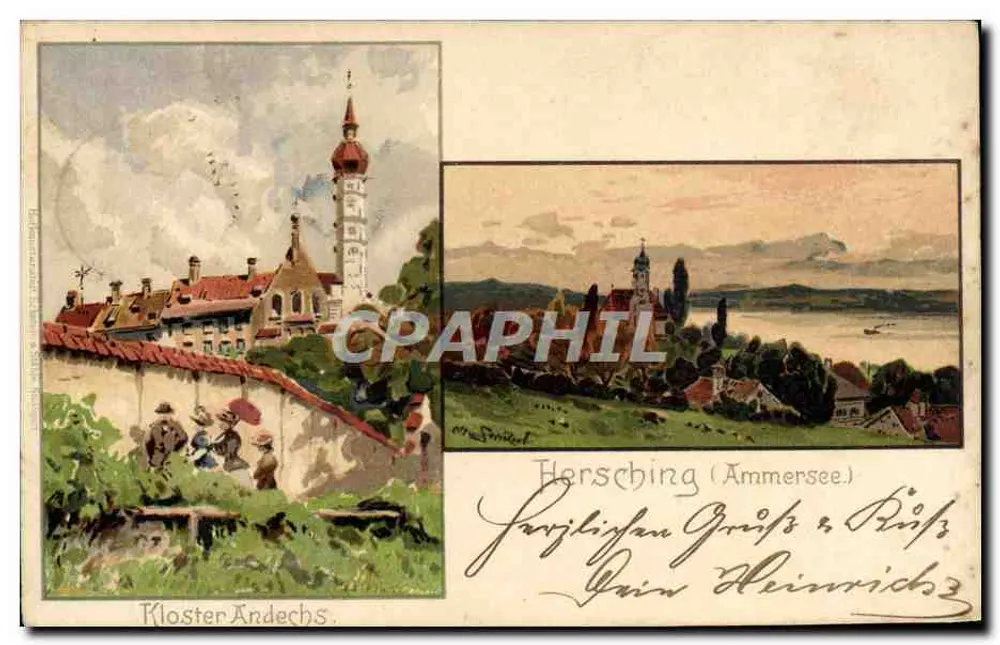 Kloster Andechs — Hersching (Ammersee) — editor não identificado - Frente
