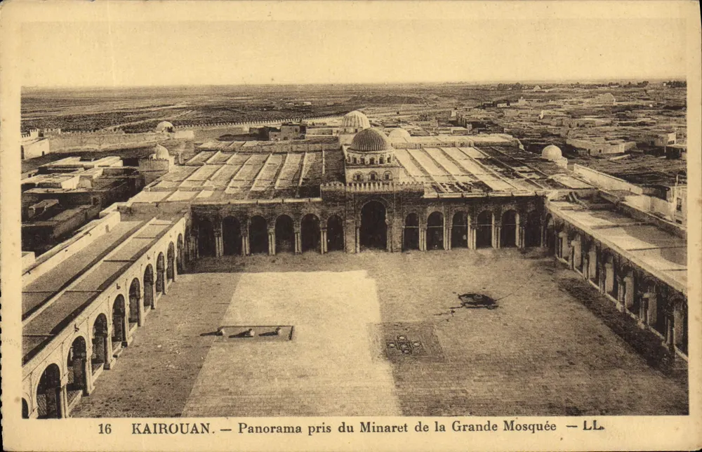Kairouan — Panorama vom Minaret der Großen Moschee — LL — n°16 - Vorderseite