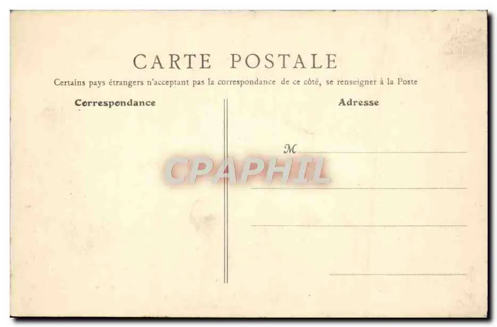 Orléans - Jeanne d'Arc, von Foyatier — B.F., Paris, Nr. 8 - Rückseite