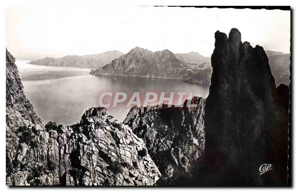 Der Golf von Porto aus Sicht der Calanche — Circuit de Piana — Cap - Vorderseite