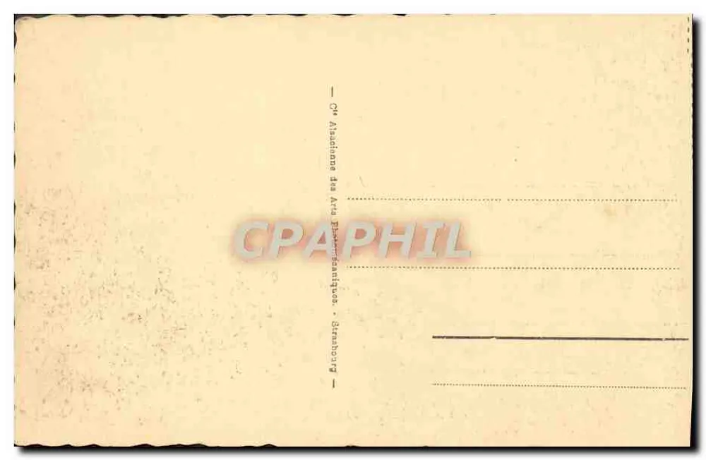 Gavarnie - A Vale e o Circo — Bilhete postal antigo n°27 — editor Gavarnie - Verso