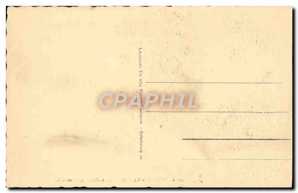 Gavarnie - A Brecha de Roland (2804 m de altitude) — editor Bilhete postal antigo - Verso