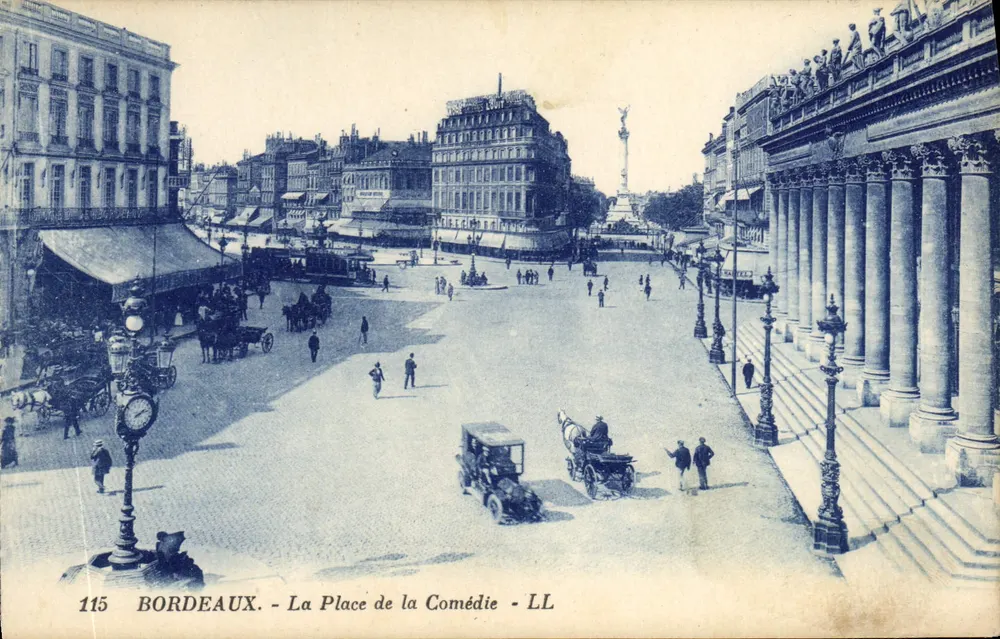 Bordeaux - A Praça da Comédia - LL - Frente