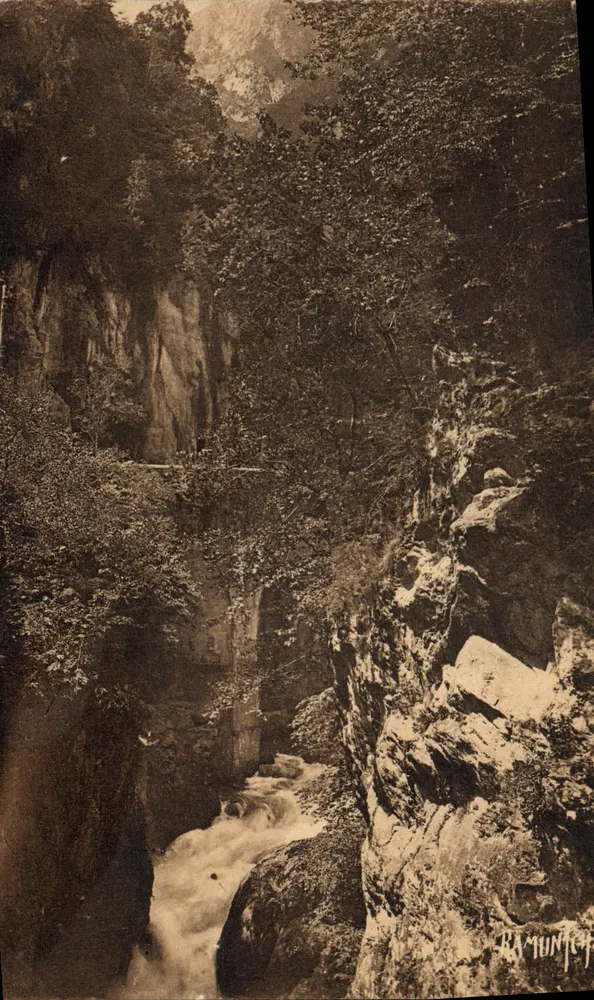 Gouffre de Hourat — Vallée d'Ossau — Verlag Raymond Bergevin, La Rochelle - Vorderseite