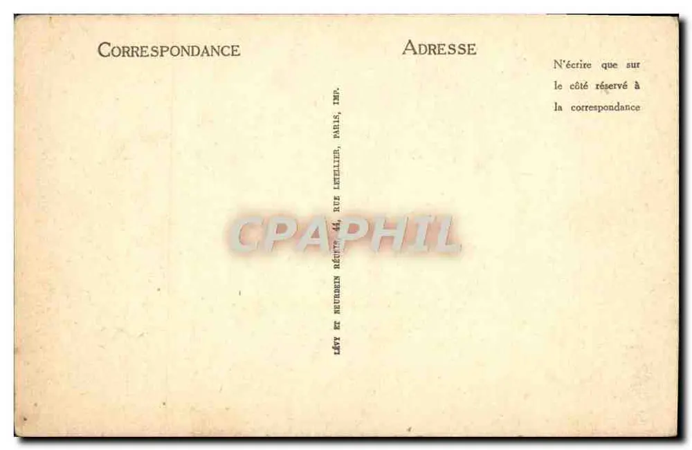 Ansichtskarte von Cauterets — See Gaube und der Vignemale — LL - Rückseite