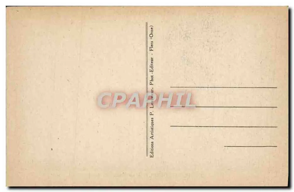 Pont-d'Ouilly — A Roche do Leão — A Suiça Normanda — Éditions Artistiques P. Leveur - Verso