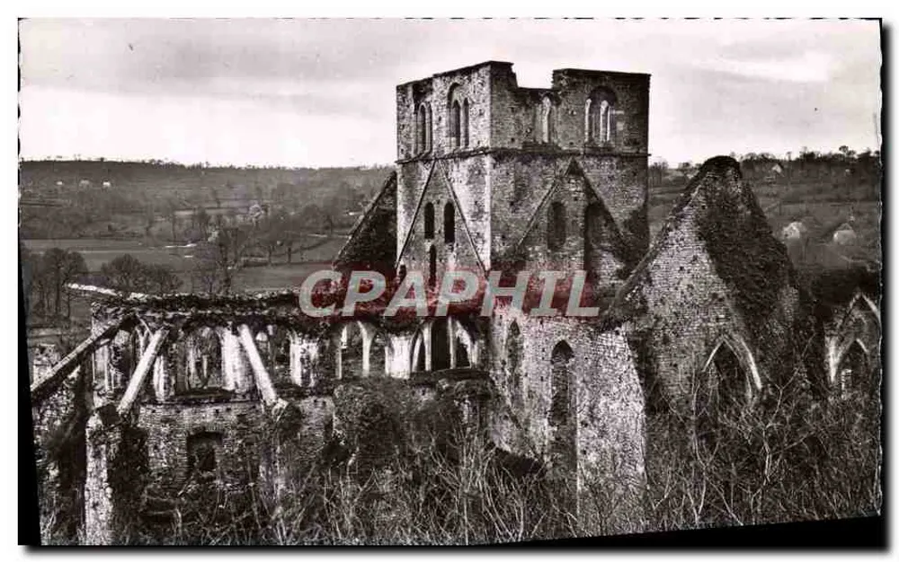 Abadia de Hambye — Ruínas góticas — Coleção Hurlé - Frente