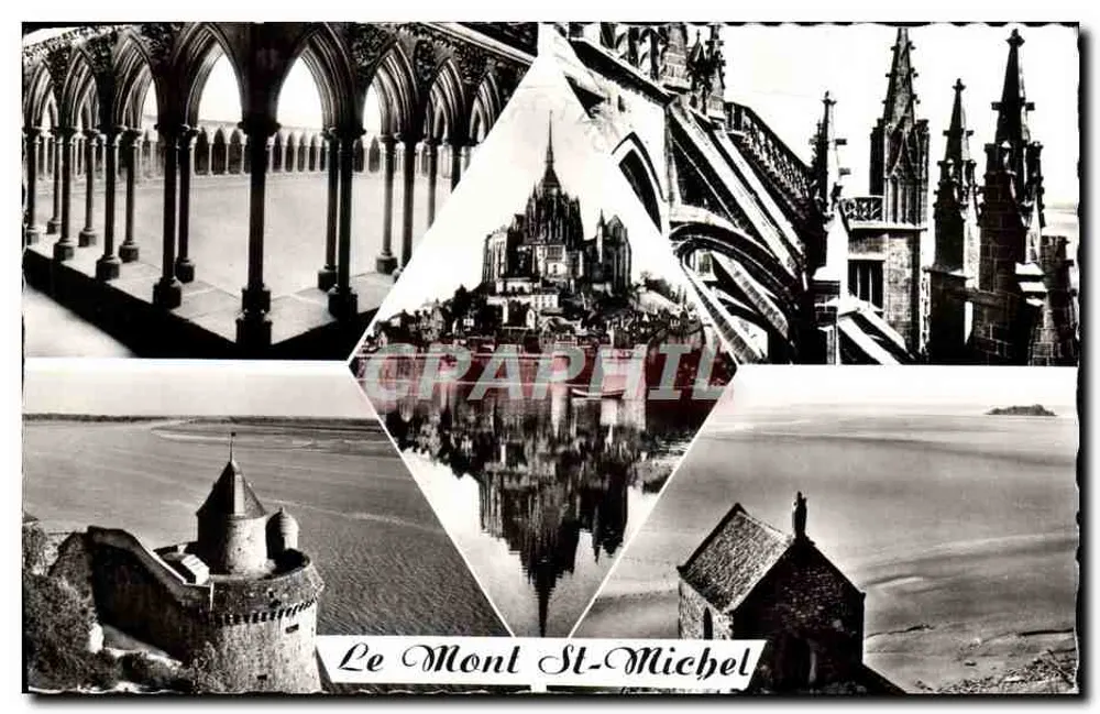 Mont St-Michel — allgemeiner Blick — Réal-Photo, Nr. 131 - Vorderseite