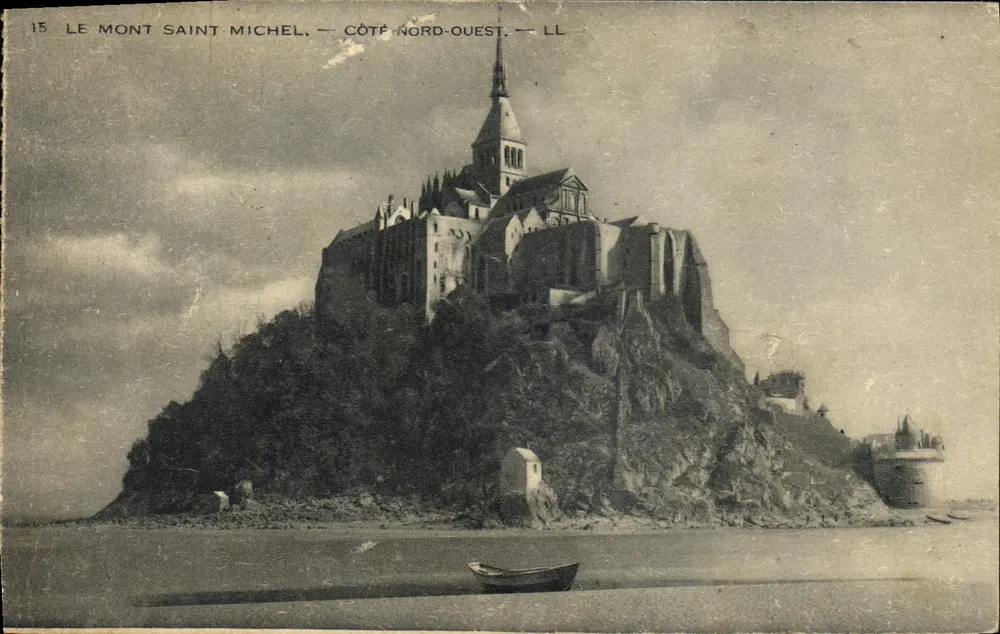 Mont Saint-Michel — Nordwestseite — LL - Vorderseite