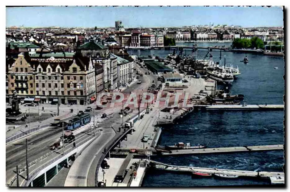 Stockholm — Ausblick von der Katarina-hissen — Grafisk Konst, n° 54/16 - Vorderseite