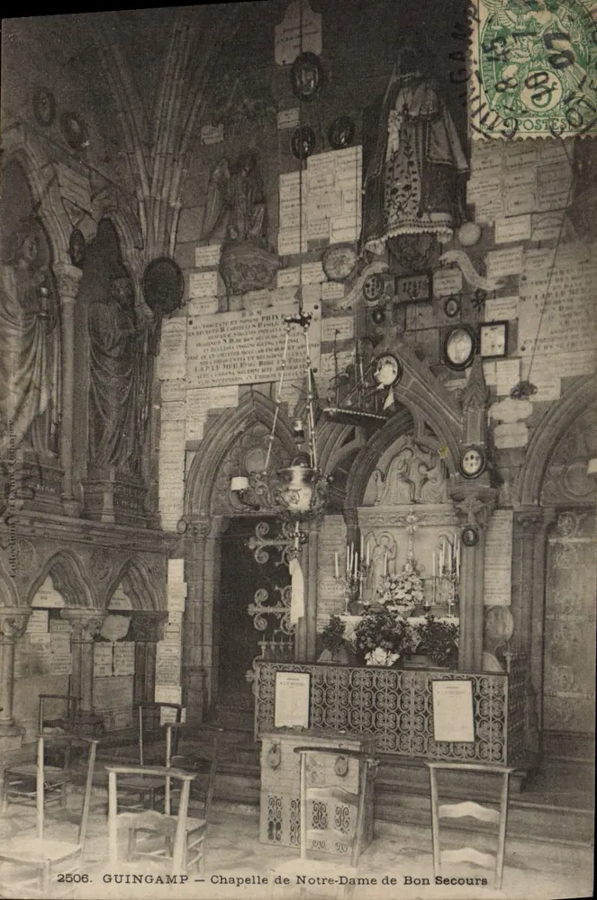 Guingamp — Capela de Nossa Senhora de Bon Secours — editor anônimo, n° 2506 - Frente