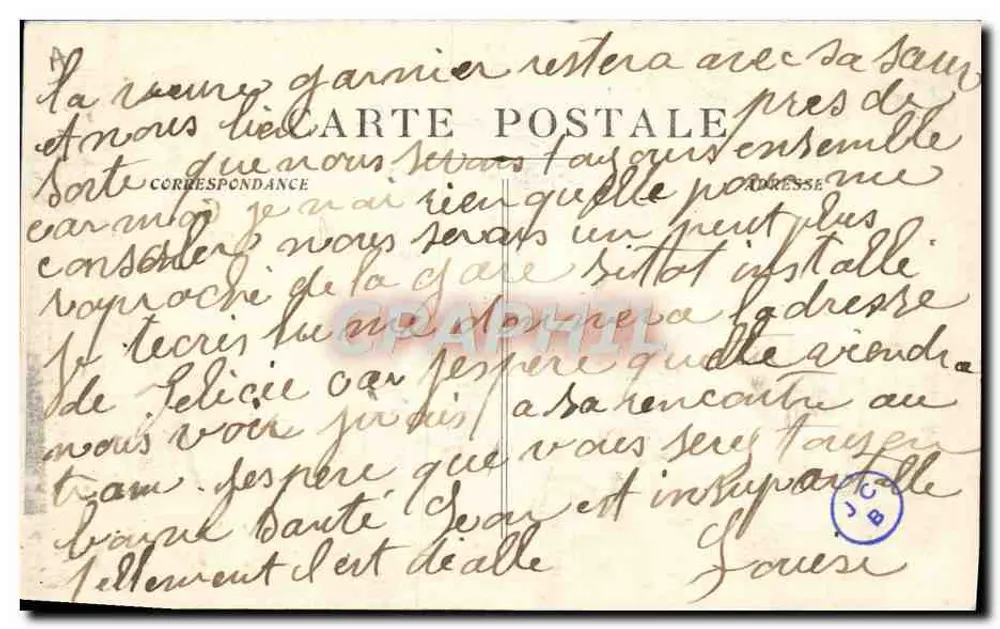 Katastrophe des « Liberté » — 25. September 1911 — Edit. Esper & Chiarelli - Toulon - Rückseite