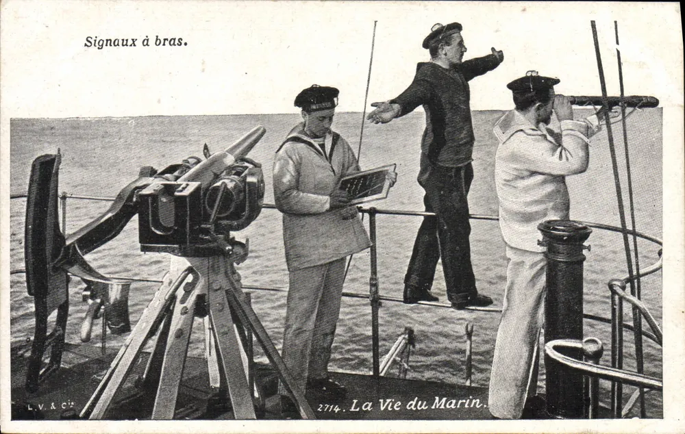 Armsignale — Das Leben des Seemanns — L.V. & Cie Nr. 2714 - Vorderseite