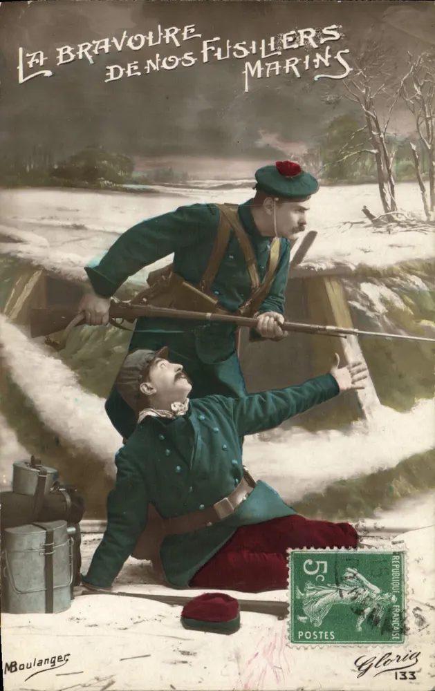 Die Tapferkeit unserer Marines — Boulanger — Gloria 133 - Vorderseite