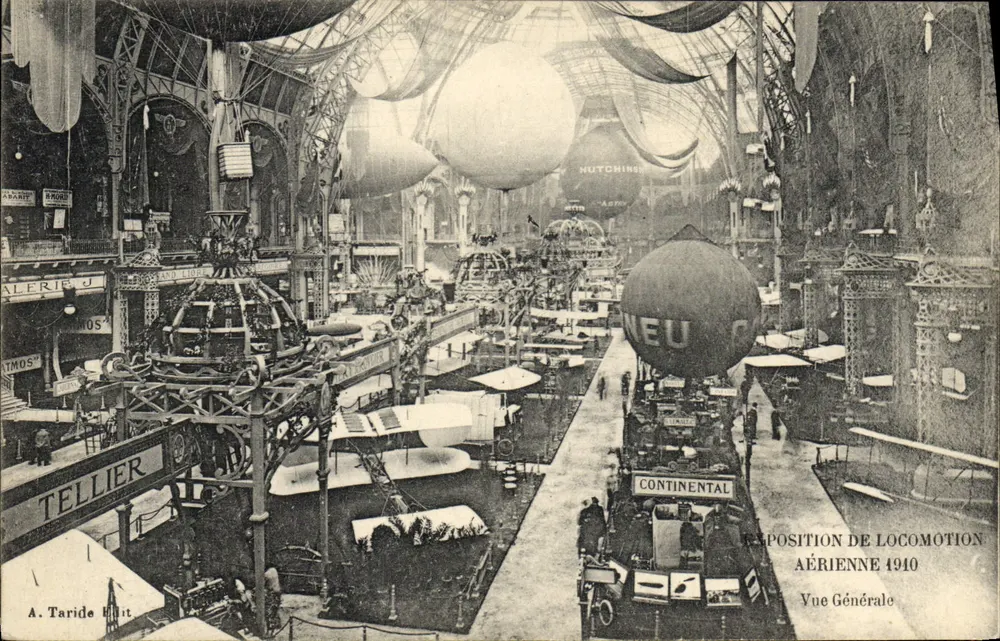 Luftschau 1910 — Allgemeiner Blick — A. Taride Huit - Vorderseite