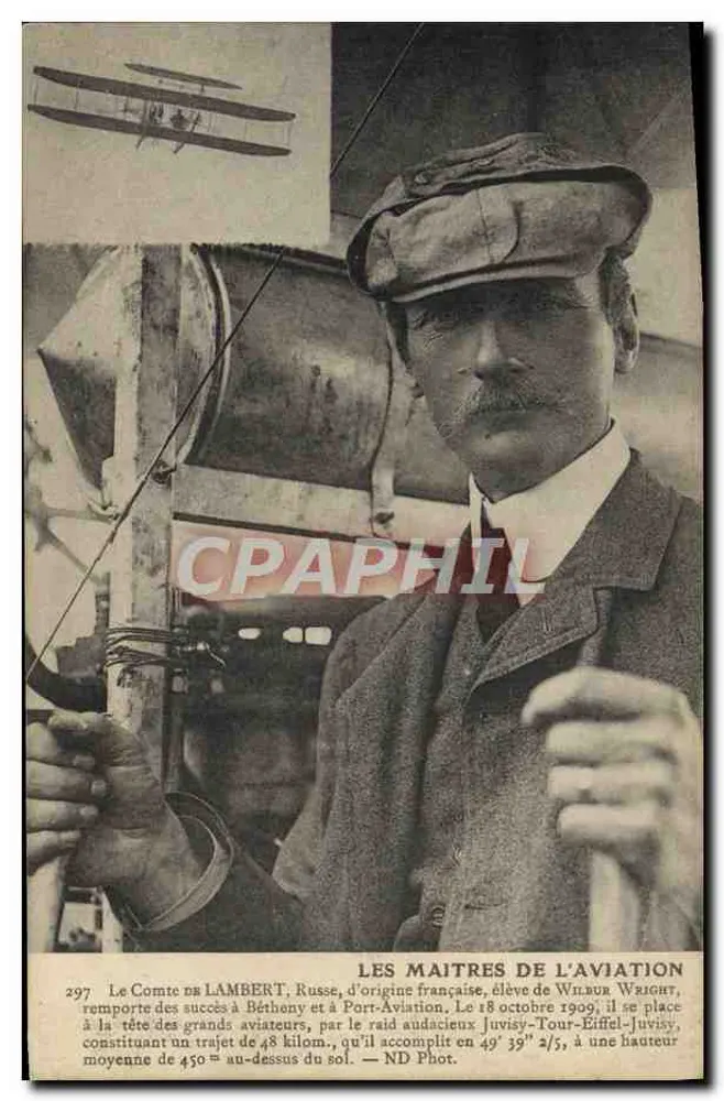 Der Graf Lambert — russischer Flieger, Schüler von Wilbur Wright — Meister der Luftfahrt - Vorderseite