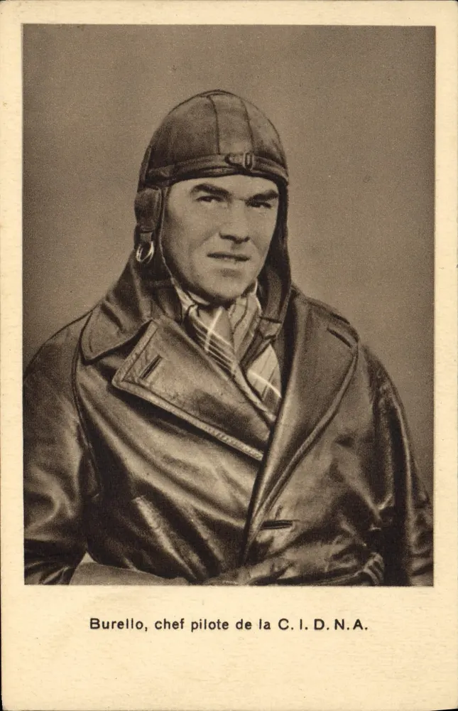 Burello, chefe piloto da C.I.D.N.A. — Ligue aéronautique de France, Paris - Frente