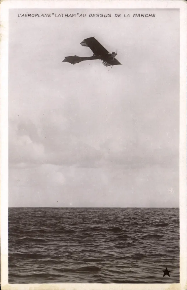 Das 'Latham'-Flugzeug über den Ärmelkanal — Verleger Etoile, Serie N. 3658 - Vorderseite