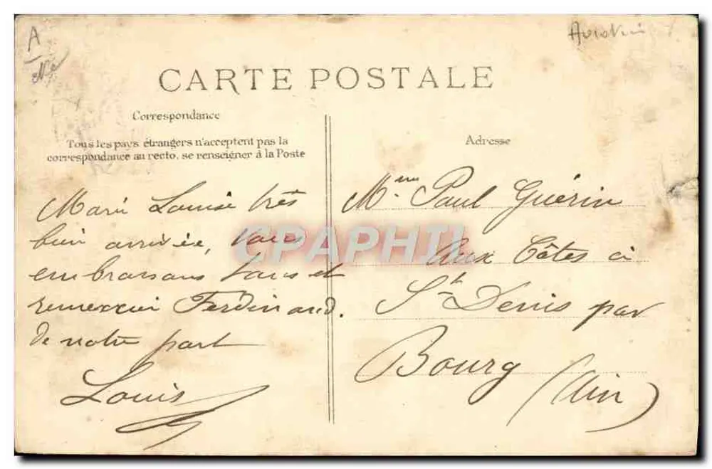 Leblanc sur Monoplan Blériot — aviateur dans l'appareil, éditeur E.D. n° 200 - Reverso