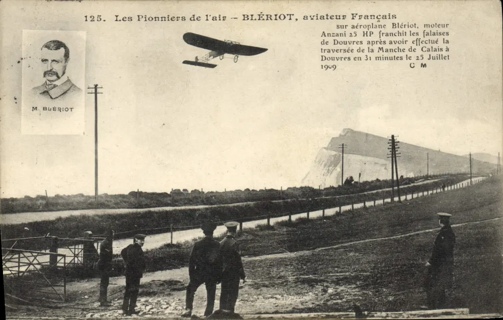 Los Pioneros del aire — BLÉRIOT, aviador francés — n°125 - Anverso
