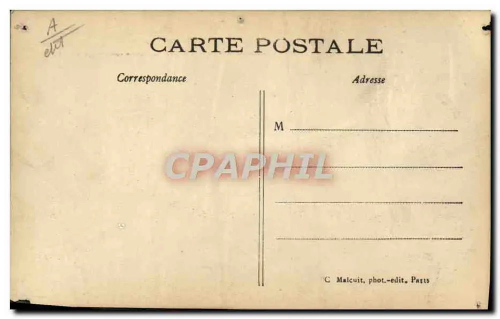 Les Pionniers de l'Air — M. Henri FARMAN sur son Aéroplane, boucle un circuit fermé de 1500 mètres le 13 Janvier 1908 et gagne le premier Grand Prix d'Aviation « Deutsch-Archdeacon » (50.000 fr.) — C. M. - Rückseite