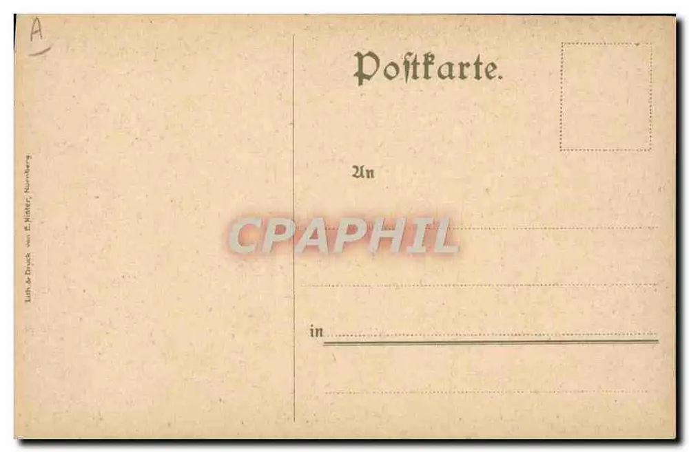Cena de rua com homem em traje histórico — 'Spanischer Kragen für Trunkenbolde, Nachtschwärmer etc.' — Ad.J. - Verso