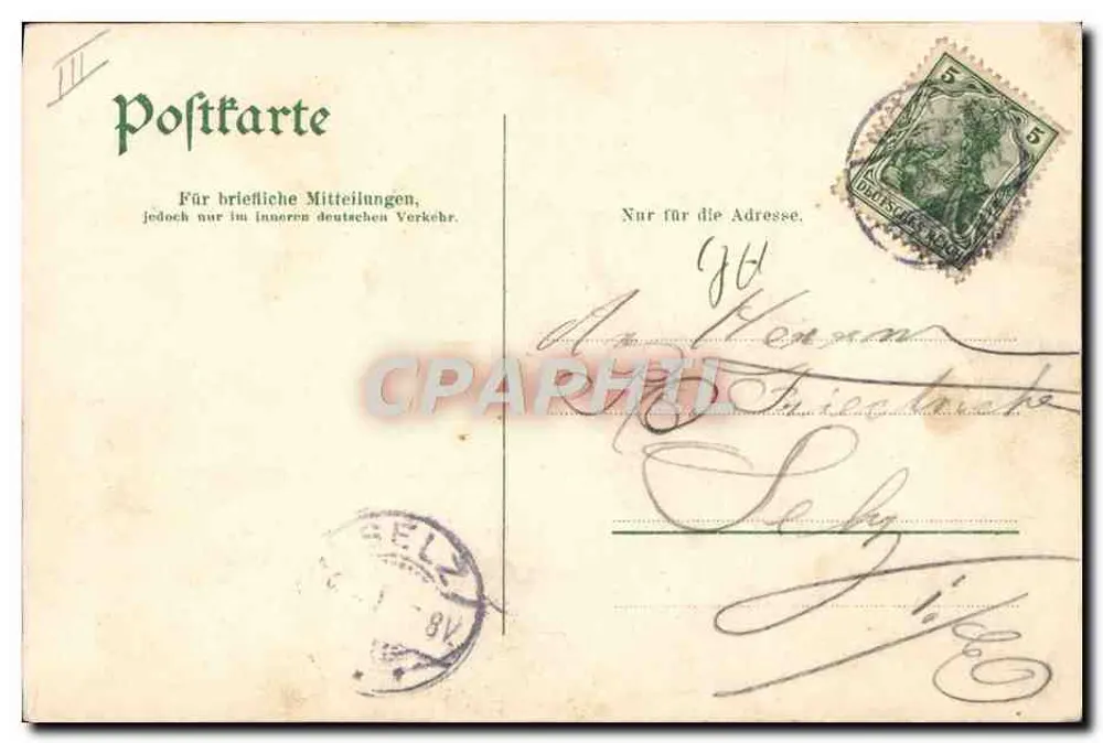Wörth. Kaiser Friedrich-Denkmal — Verlag von FRAU LEVY, Wörth. - Rückseite