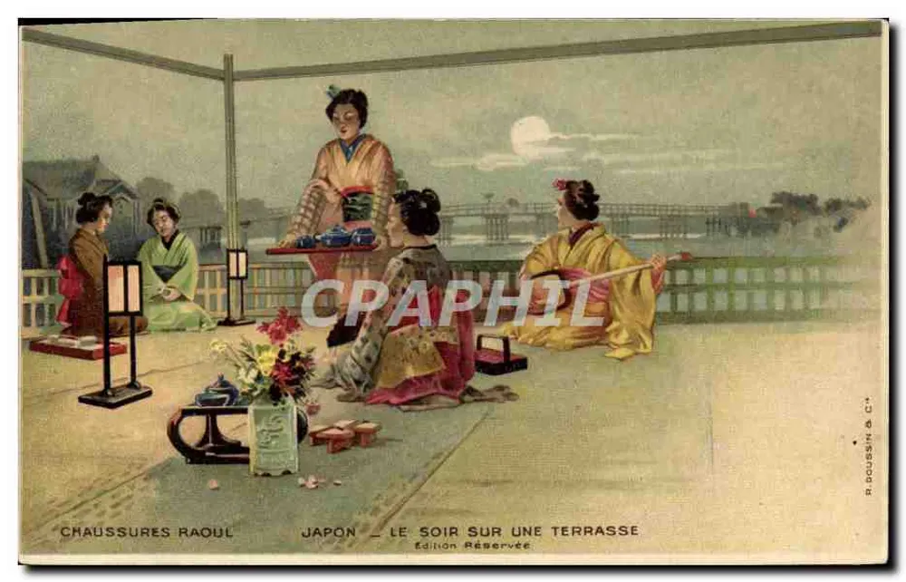 Japan — Abend auf einer Terrasse — Exklusive Ausgabe — Schuhe Raoul - Vorderseite
