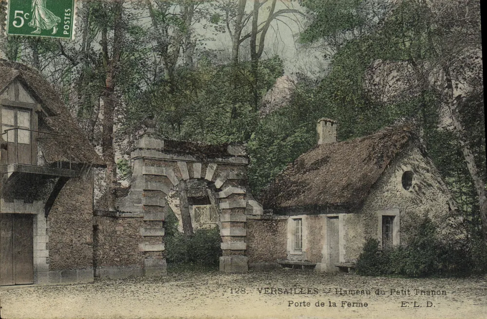 Versailles — Hameau du Petit Trianon — Tor der Farm — E.L.D. - Vorderseite