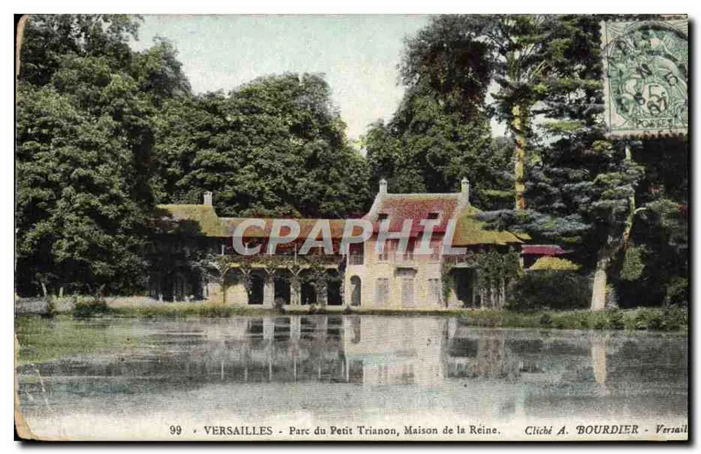 Versailles - Parc du Petit Trianon, Maison de la Reine — Cliché A. BOURDIER - Versailles - Vorderseite