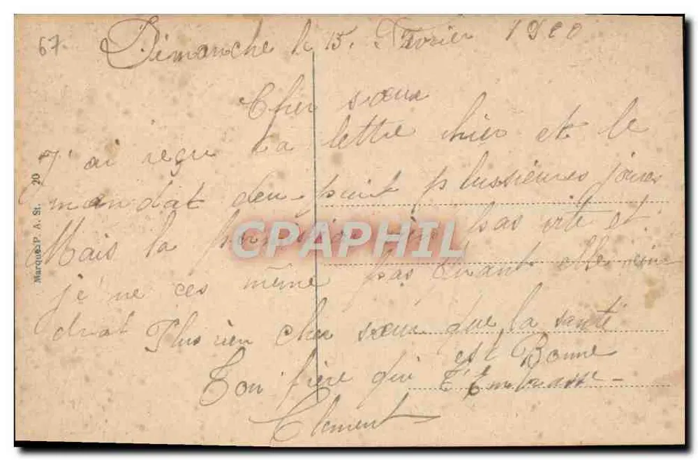 Straßburg — Die Rheinbrücken und Kehl — Verlag Marquès & A. St. n° 67 - Rückseite