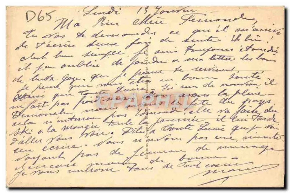 Bagnères-de-Bigorre — Die "Jouvence" und die Treppe der Thermalbäder — Verlag LF, Nr. 483 - Rückseite