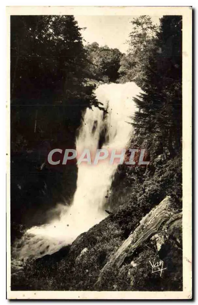 Cascata de Tramezaigues — Bagnères-de-Bigorre — Edição Foto Gautrault, Lourdes - Frente