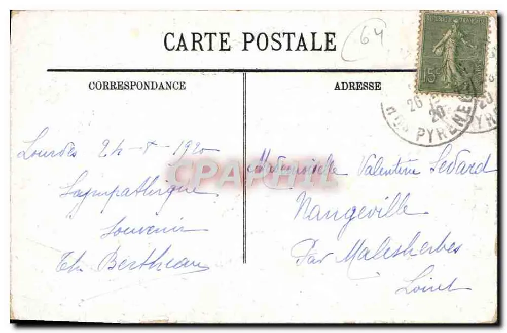 Lourdes — A Basílica — Editor desconhecido, n° 34 - Verso