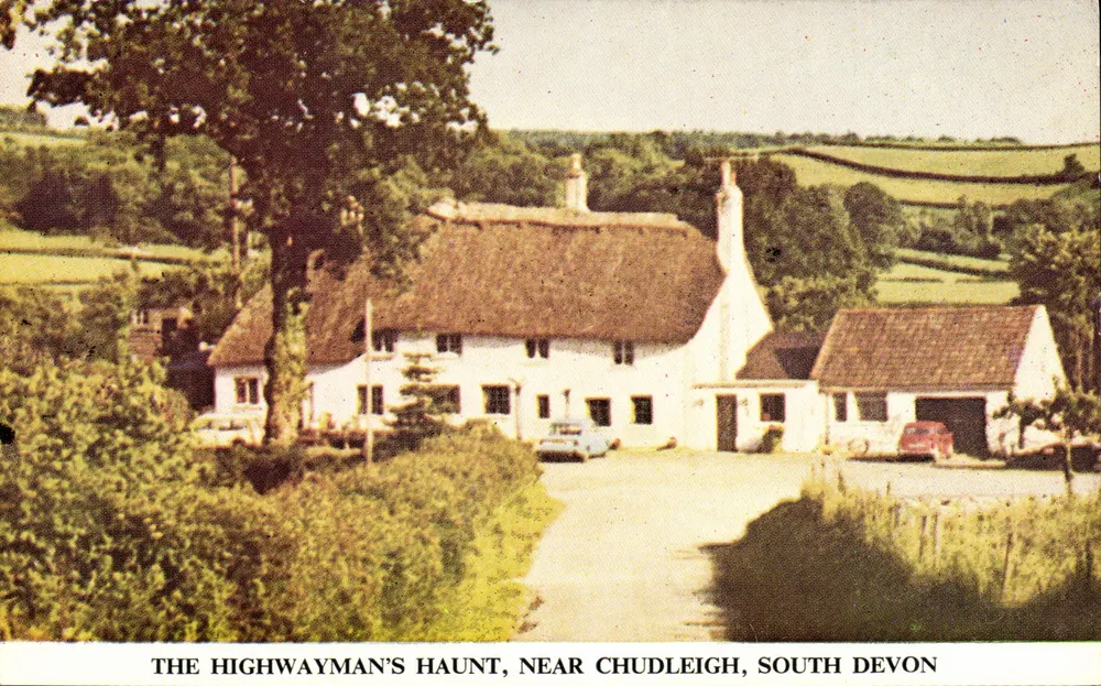 The Highwayman's Haunt, cerca de Chudleigh, South Devon — Hamilton-Fisher & Co., Ltd., Brixham - Anverso