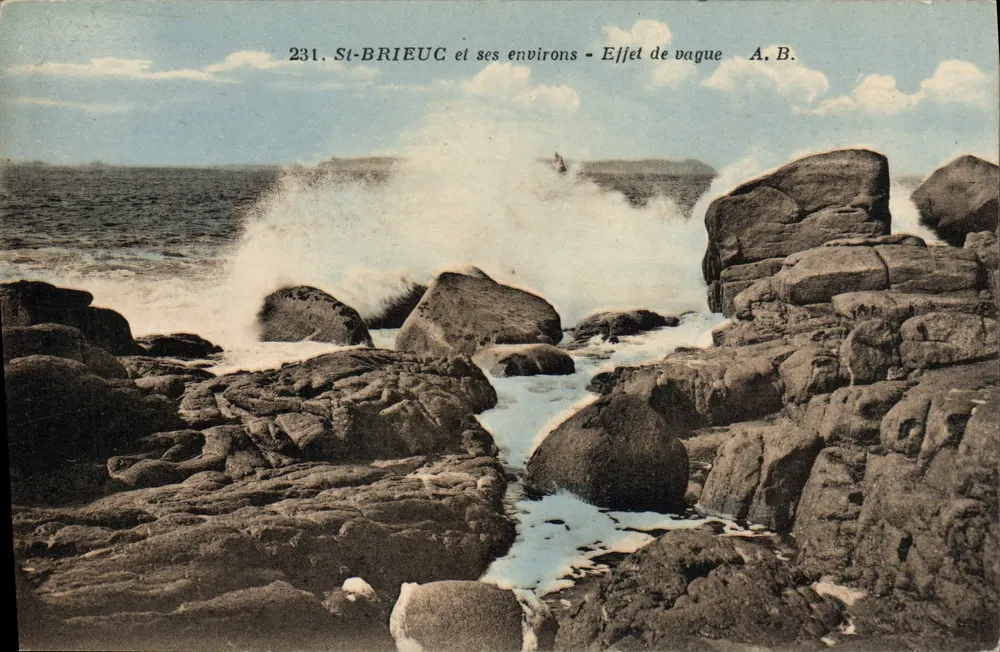 St-Brieuc e seus arredores — Efeito de onda — A.B. n°231 - Frente