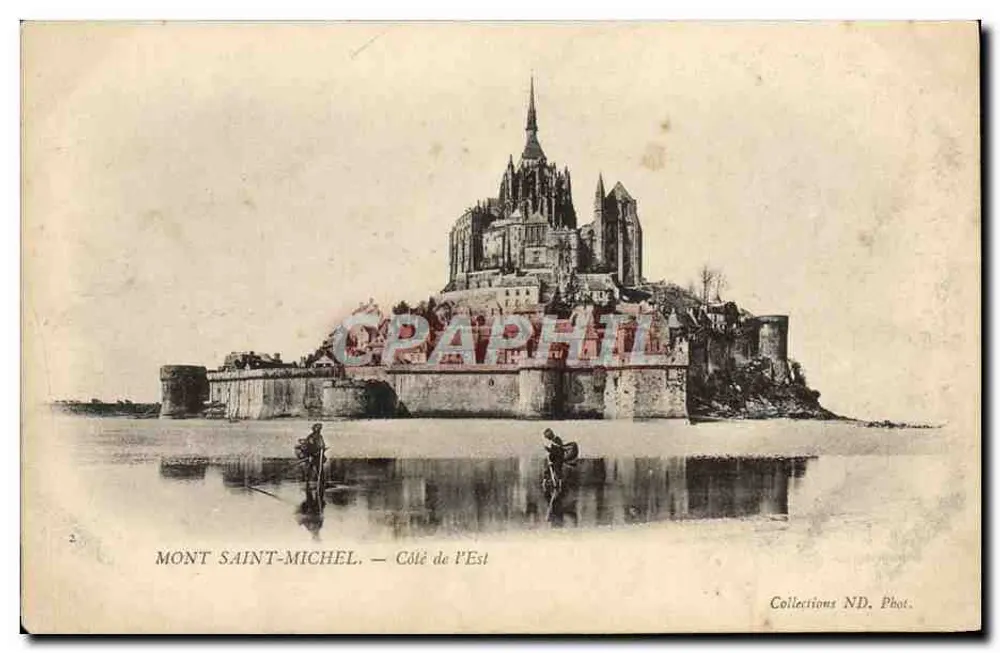 Monte Saint-Michel — Colé de l'Est — Collections ND. Phot. - Frente