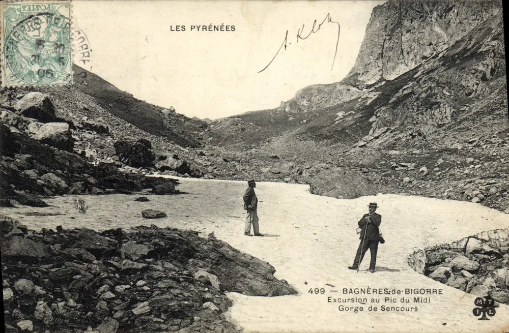 Gorge de Sencours — Bagnères-de-Bigorre — Ausflug zum Pic du Midi — Verlag M.T.L. Nr. 499 - Vorderseite