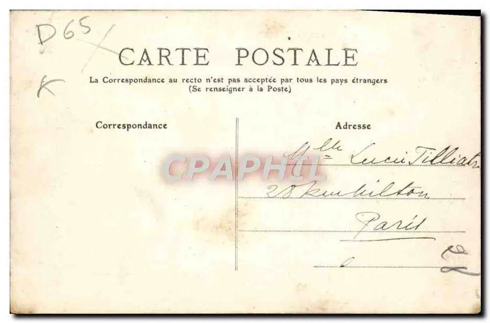 Gorge de Sencours — Bagnères-de-Bigorre — Ausflug zum Pic du Midi — Verlag M.T.L. Nr. 499 - Rückseite