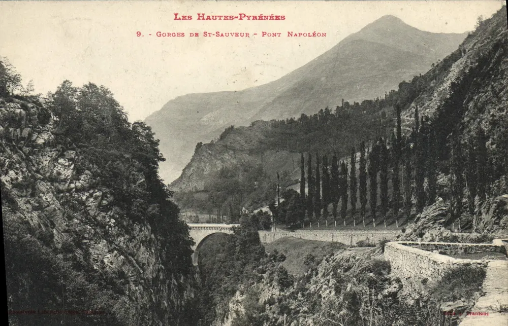 Gorges de St-Sauveur - Ponte Napoléon — Les Hautes-Pyrénées — editor A. Prantou - Frente