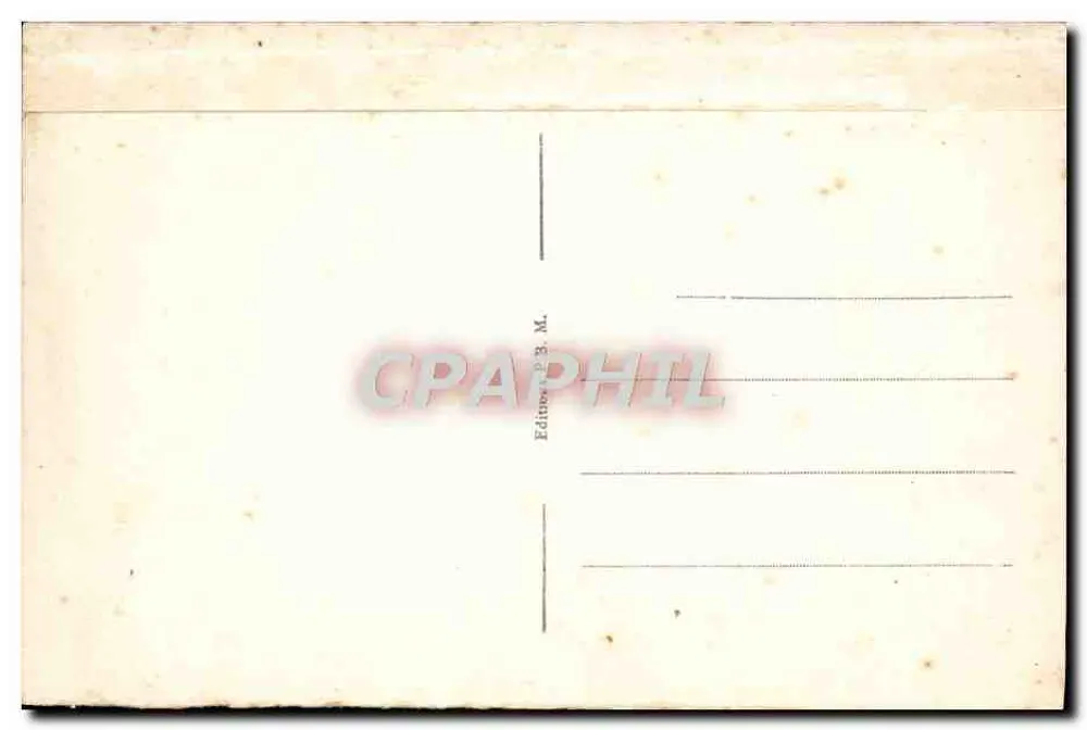 Metz - Vista geral e a Mosela — Editor B. M. — n°3 - Verso