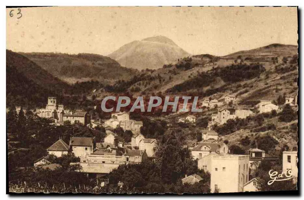 Puy-de-Dôme — Panoramiczny widok wioski — Wydawnictwo G.d.O. - Awers