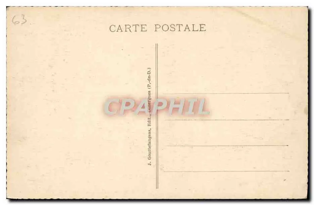 Le Mont-Dore — Place Michel-Bertrand — Hotel Sarciron und Hotel de Paris - Rückseite