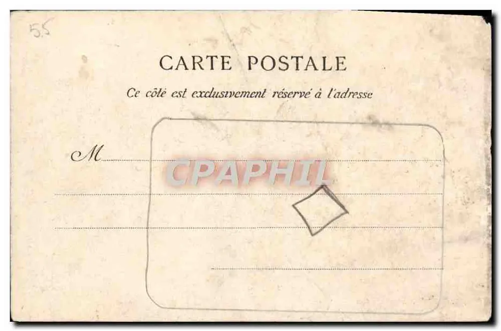 Vale da Meuse — Monthermé — A Curva — J. Winling, Editor - Verso