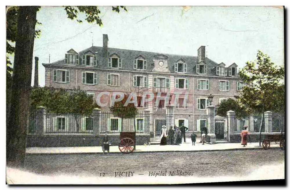 Vichy — Militärkrankenhaus — unbekannter Verlag, Nr. 12 - Vorderseite