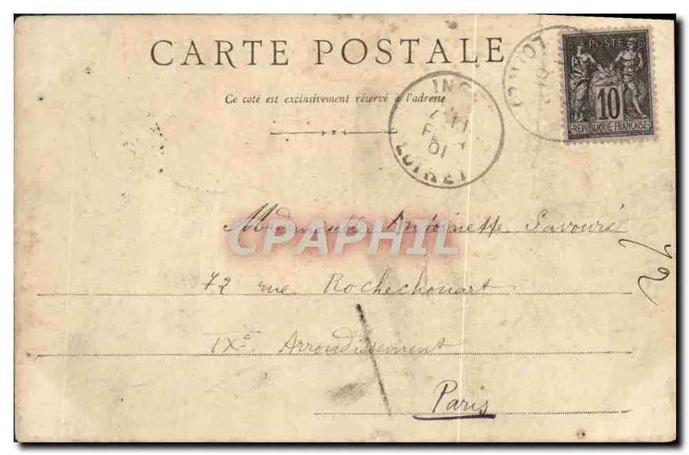 Oriéans — La Cathédrale et rue Jeanne d'Arc — éditeur non visible - Rückseite