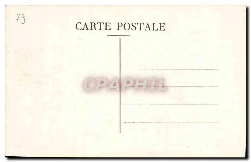 Saint-Maixent-l'École — Denkmal der Nationalen Verteidigung — G. Coutil, Verlag, St Maixent-l'École - Rückseite