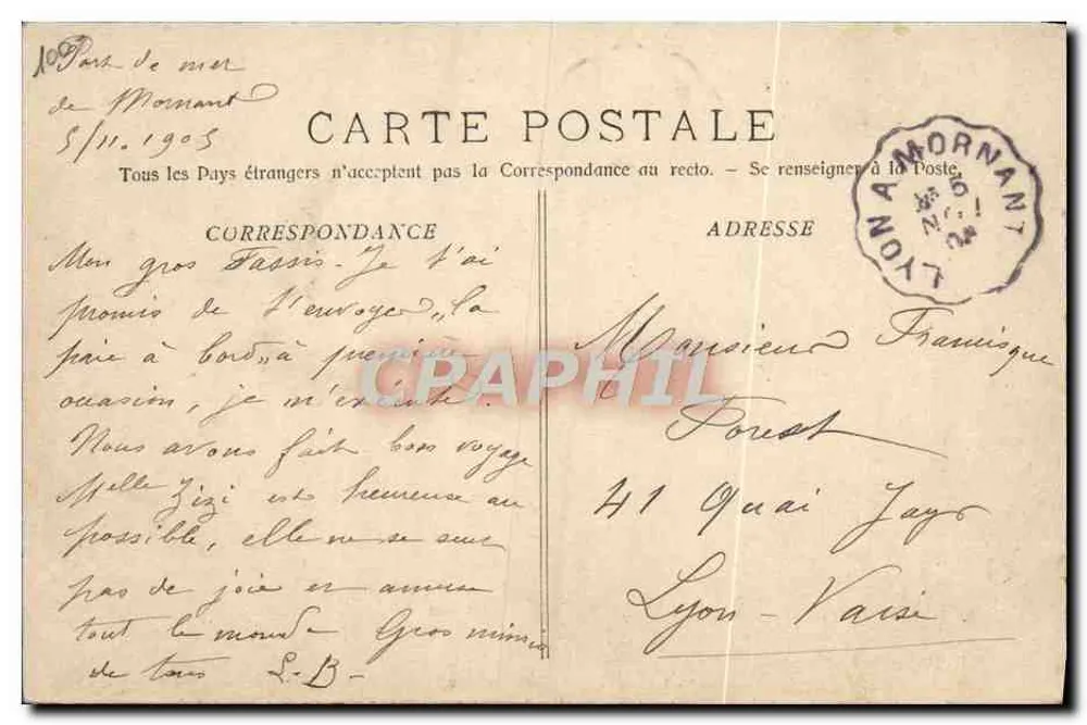 San-Dominico — La paga a bordo — A. Dougaull n°640 - Verso
